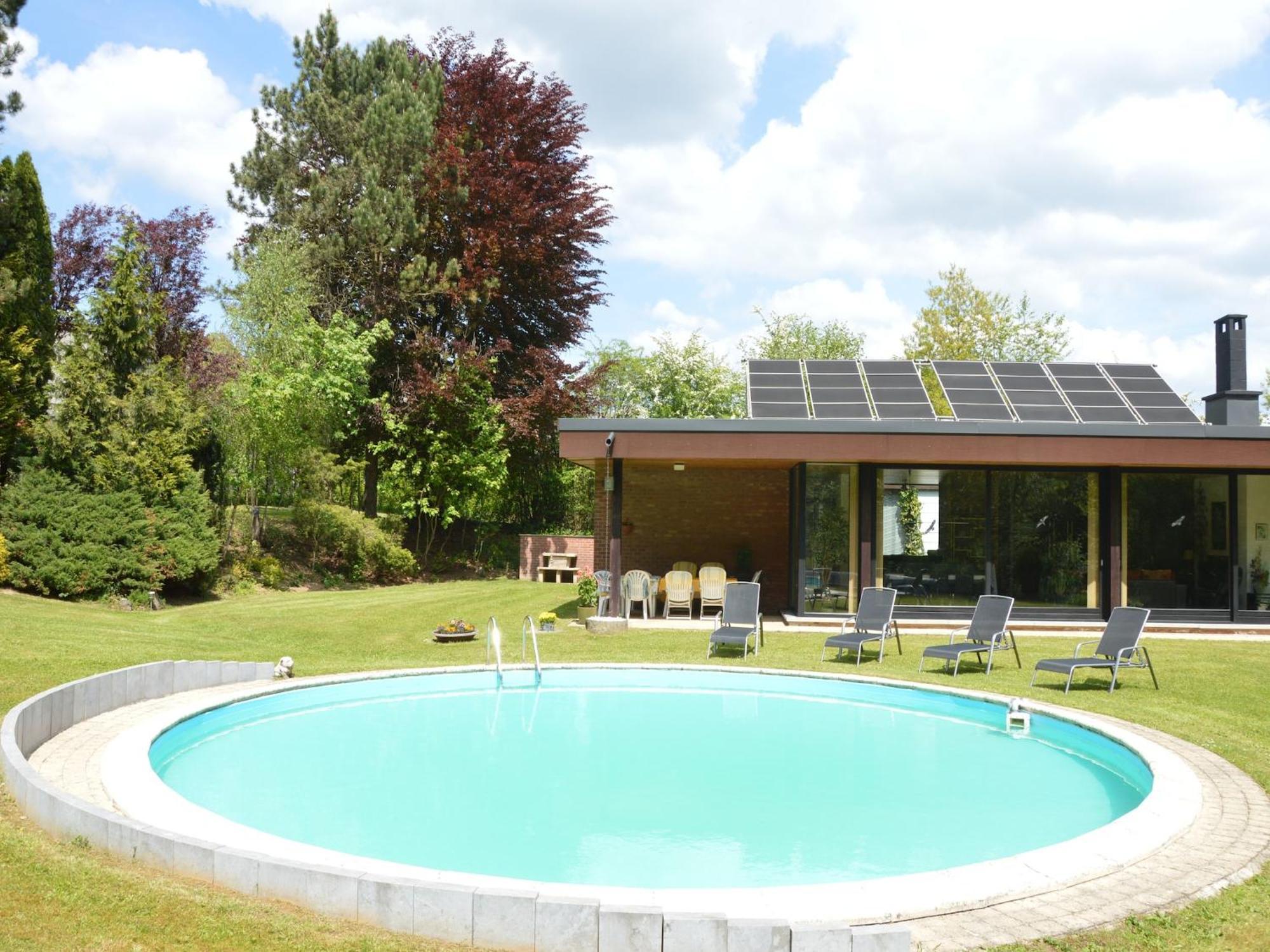 Luxury Villa With Swimming Pool Stavelot Buitenkant foto